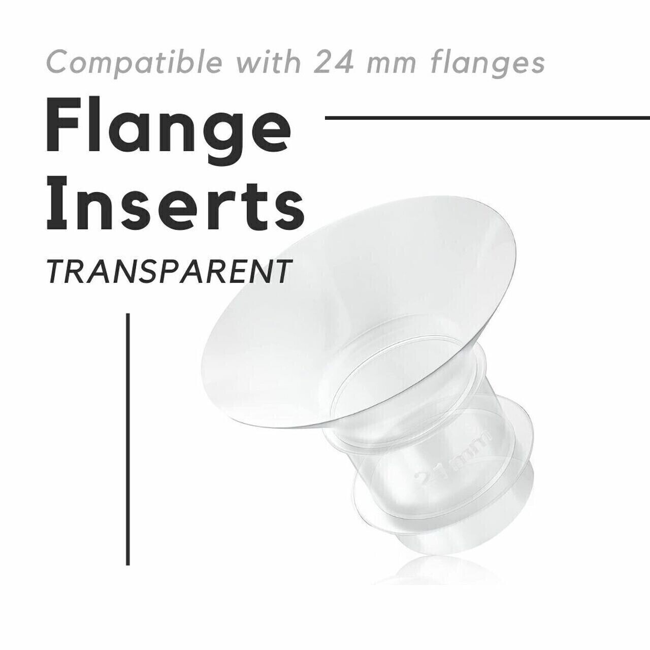 ​Silicone Flange Inserts - 15mm