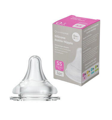 Peristaltic Bottle Teat (size SS) - Narrow Neck Peristaltic Bottle Teat (size SS) - Narrow Neck