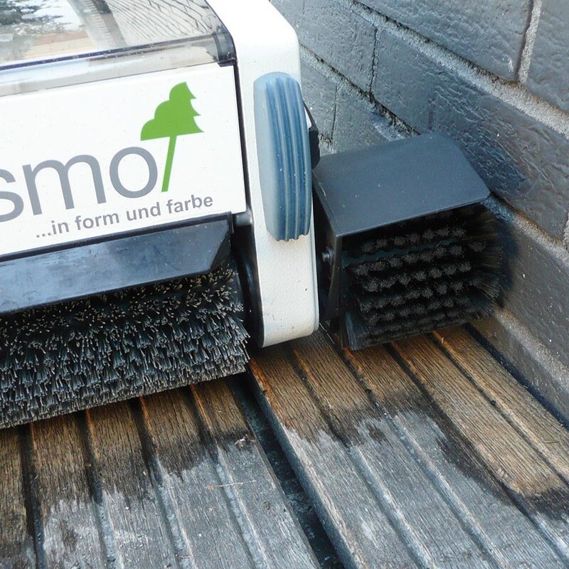 Wood Orbiter Edge Abrasive Brush [for decking]