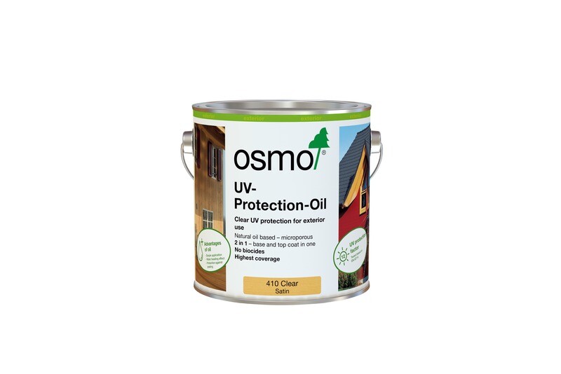 UV-Protection Oil Clear Satin 2.5L  410 **BIOCIDE FREE**