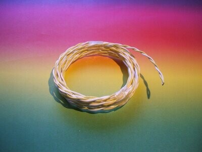 1 meter Mundorf sgw215 WH/YE PTFE silvergold wire