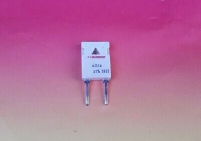 1 x MUNDORF MREU30-T1C Copper/Kupfer Widerstand 1,0 OHM 3 W High End resistor