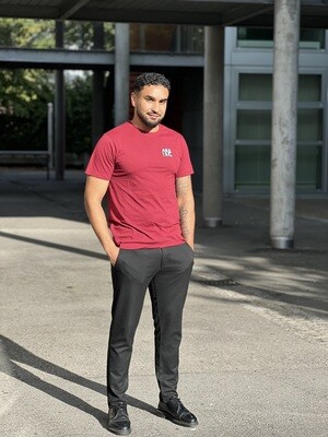 Knowledge by T.I.A T- Shirt Unisex Burgundy / Black