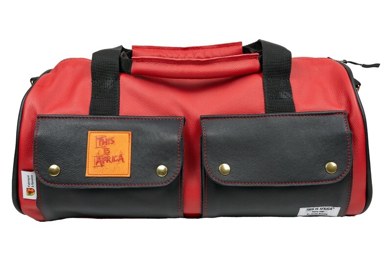 Duffel Bag Red / Black Pocket