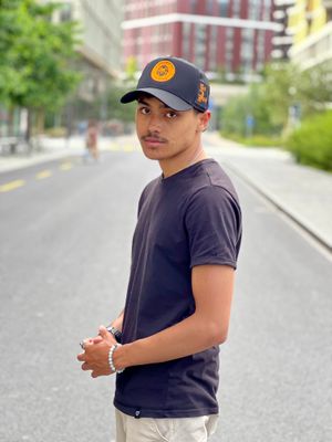 Trucker Patches edition Cap Black / Orange Patch