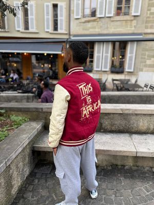 Varsity Collegienne Jacket "Burgundy"