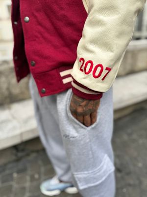 Varsity Collegienne Jacket &quot;Burgundy&quot;