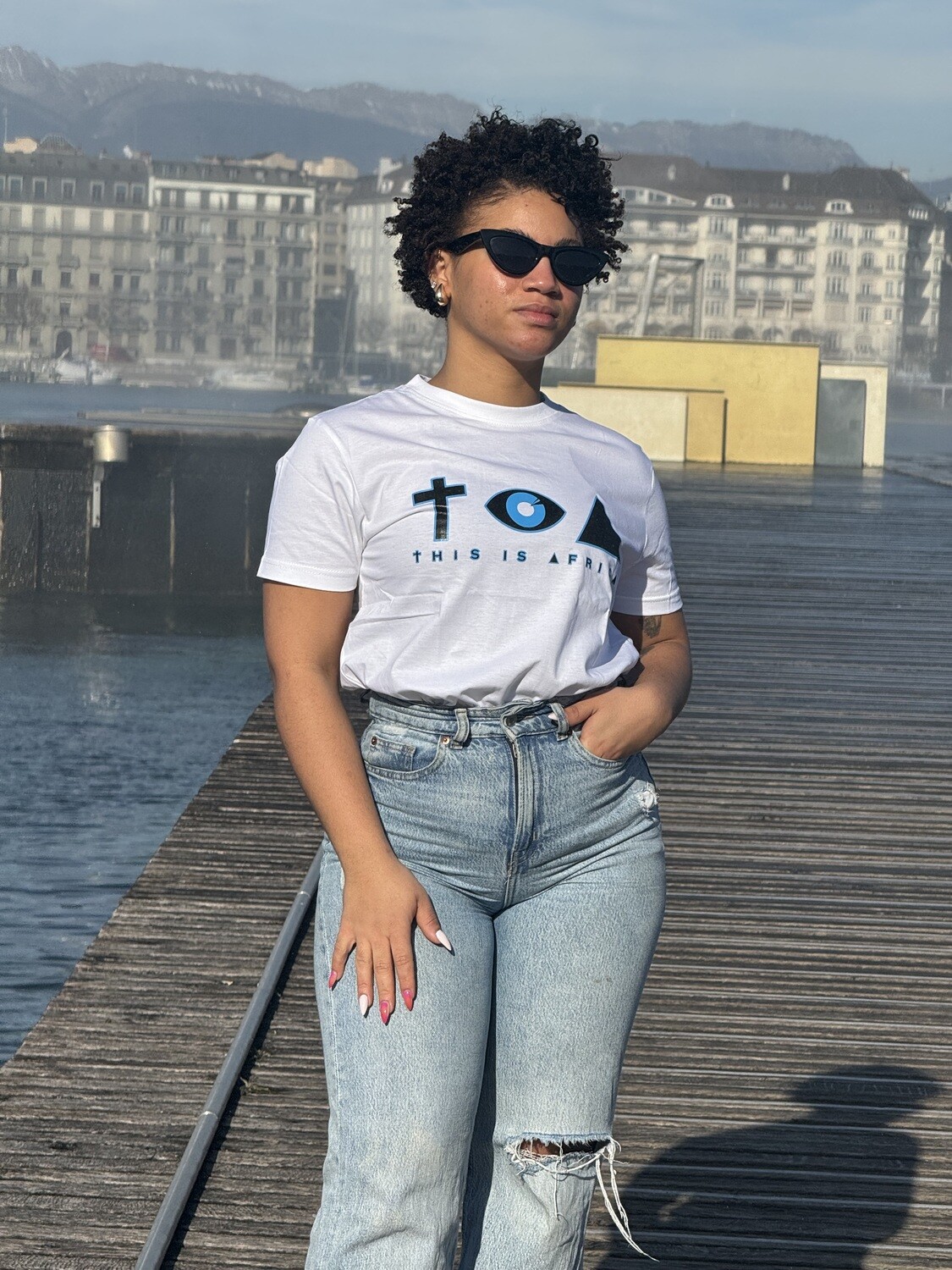 Eye Symbols T- shirt White By T.I.A