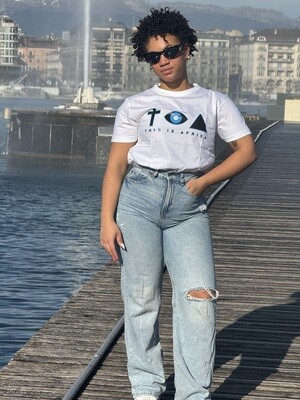 Eye Symbols T- shirt White By T.I.A