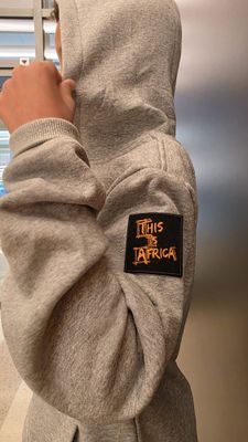 Sweat à capuche basique pour enfant Gris