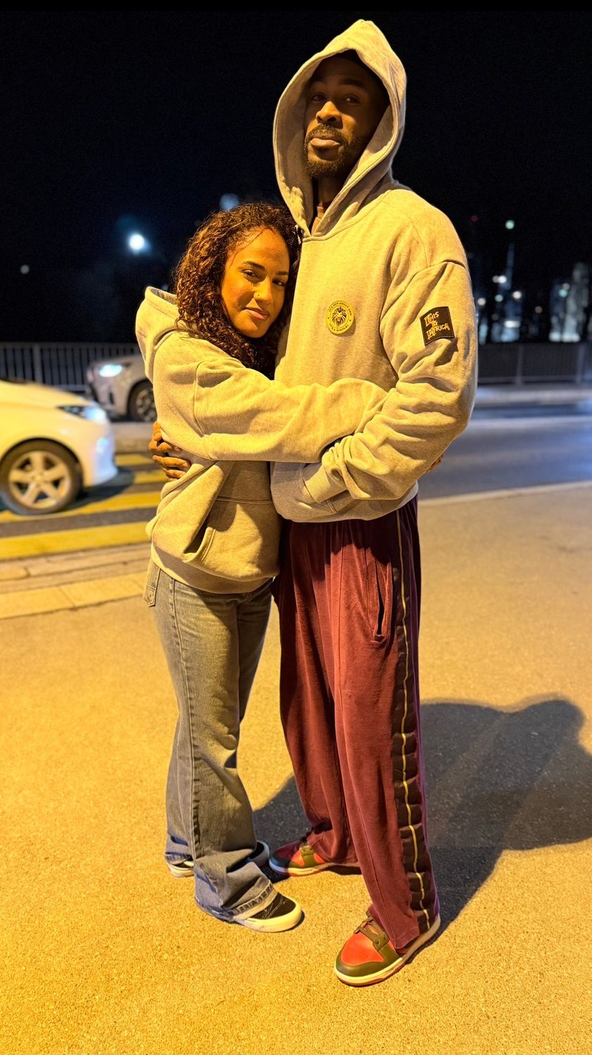 Sweat à capuche épais gris chiné