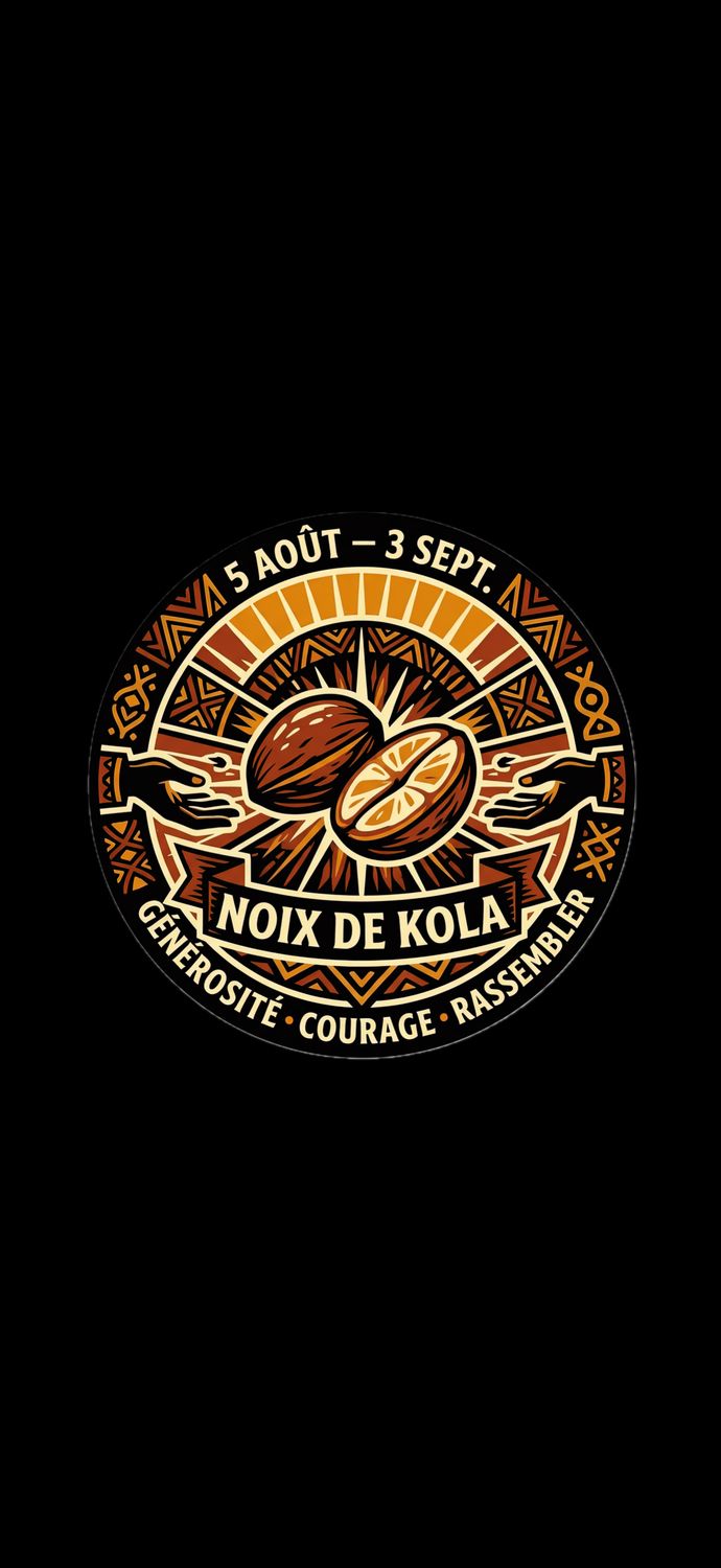 T Shirt Noix de Kola 5 Août au 3 Septembre