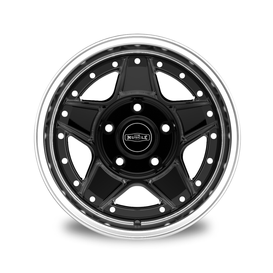 BOMBER BLACK / MACHINED LIP