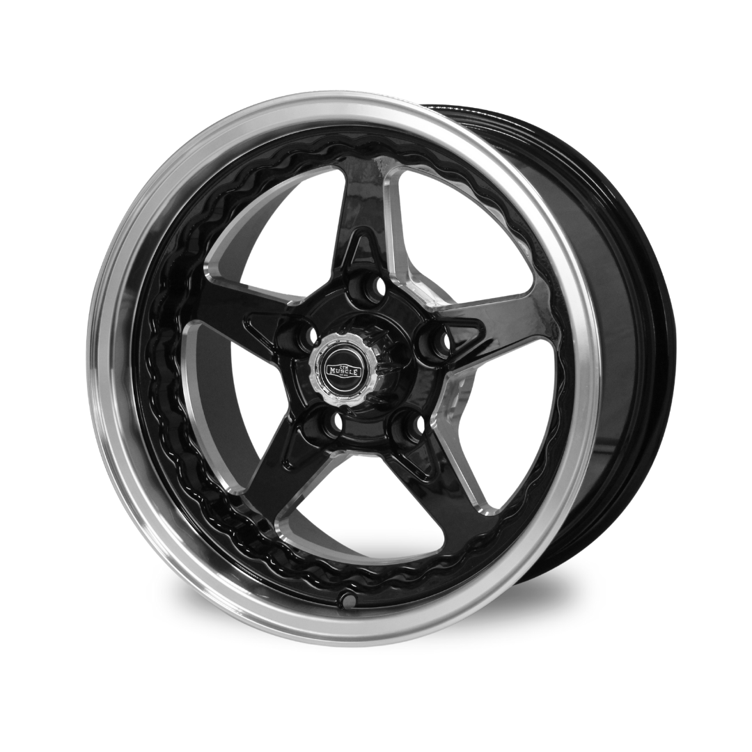 DRAGSTAR BLACK MILLED / MACHINED LIP