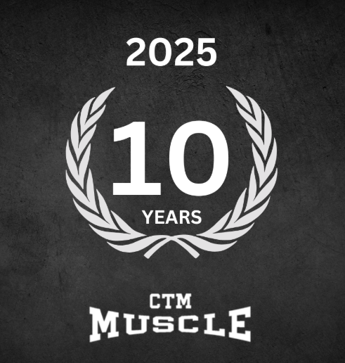 CTM MUSCLE CENTER CAP DECAL - BLACK 44MM