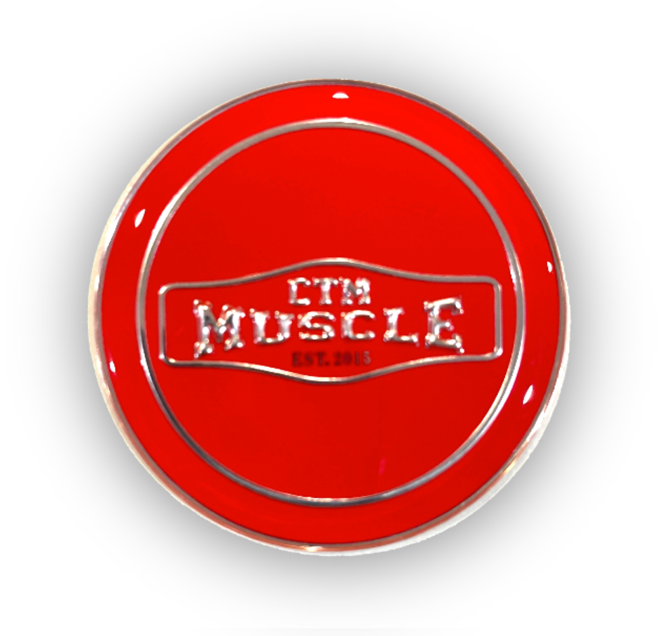 CTM MUSCLE LIMITED EDITION RED DECAL - SET OF 4