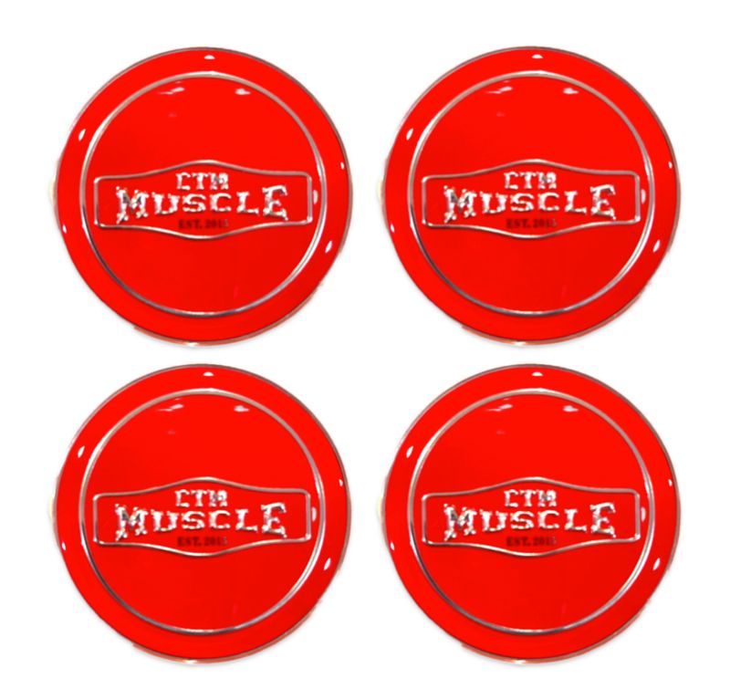 CTM MUSCLE LIMITED EDITION RED DECAL - SET OF 4