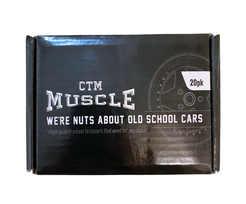 CHROME TAPER 7/16 UNF WHEEL NUT SET