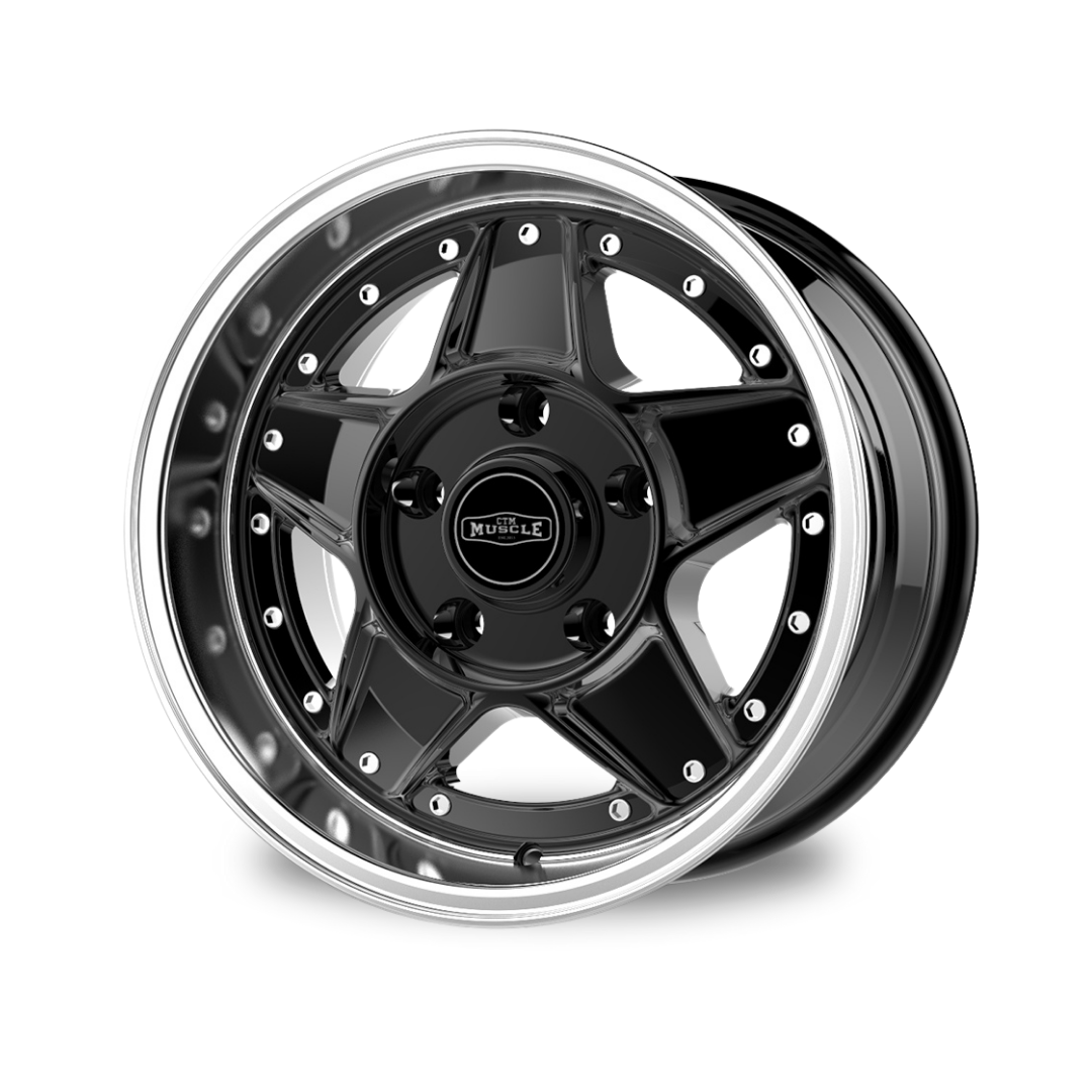 BOMBER BLACK / MACHINED LIP