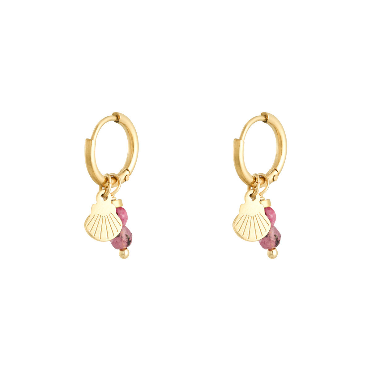Oorbellen Schelp Goud