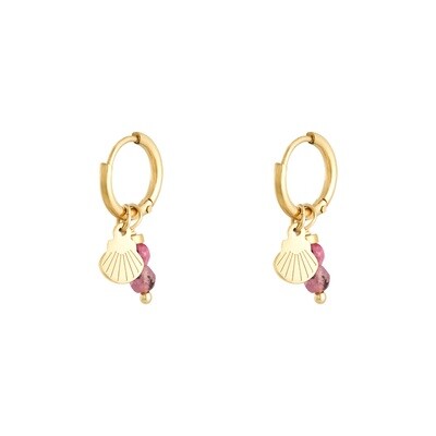 Oorbellen Schelp Goud