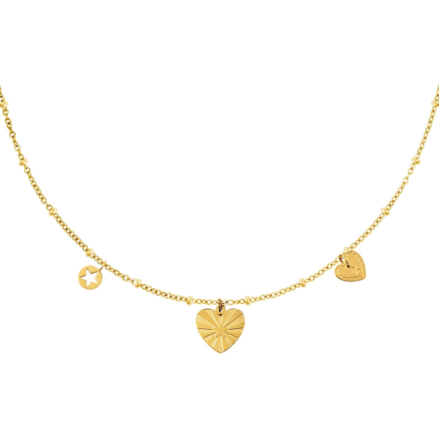 Ketting Hartjes Goud