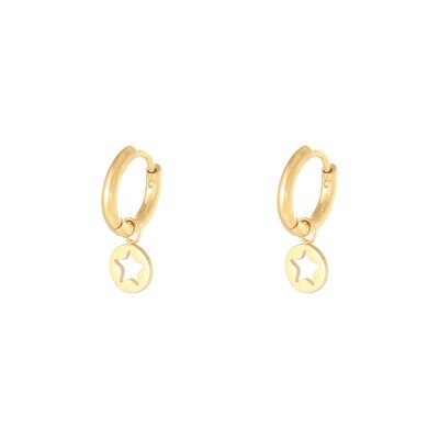 Oorbellen Ster Goud
