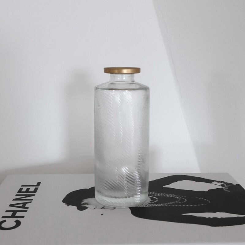 Vaasjes Wit glas 2 stuks