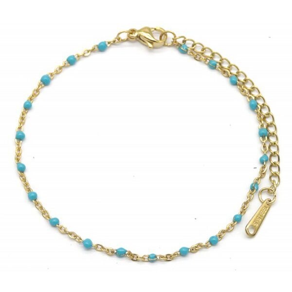 Armband Goud/Turquoise Armband Goud/Turquoise