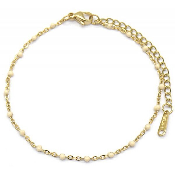 Armband Goud/Wit