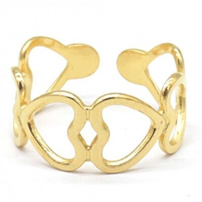Ring Goud Hartjes