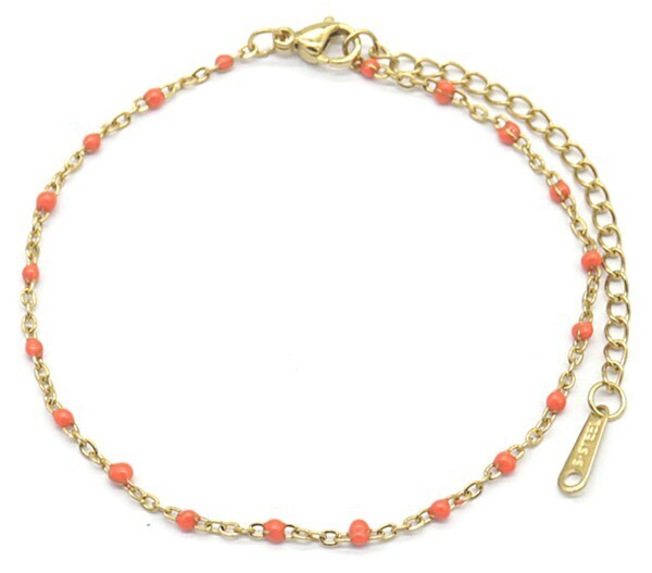 Armband Goud/Oranje Armband Goud/Oranje