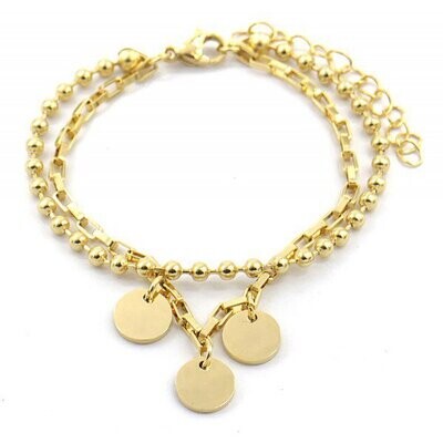Armband Goud met Munten