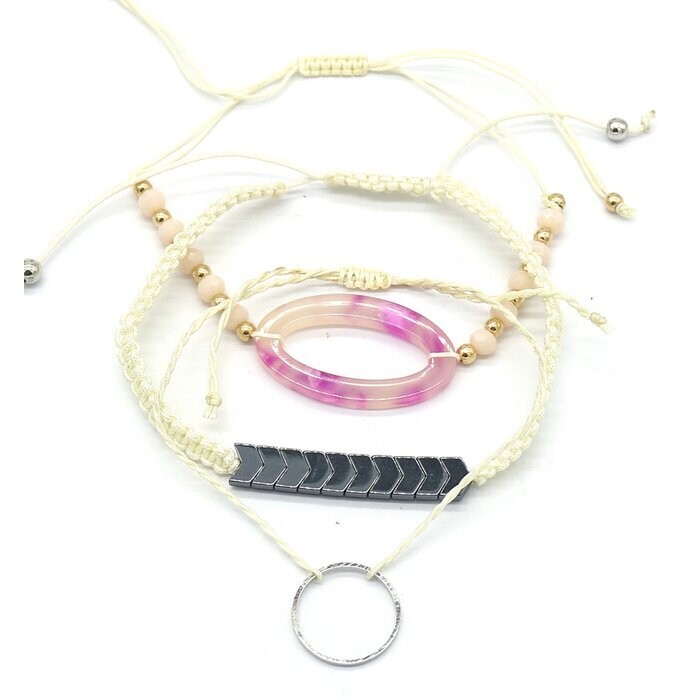 Armbanden Multi/Beige