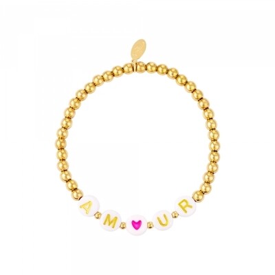 Armband Kralen Amour