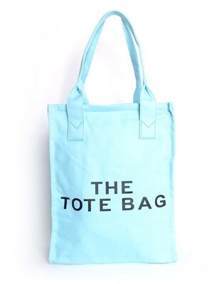 Canvas shopper - TOTE BAG Licht Blauw