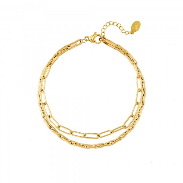 Dubbele Armband Goud