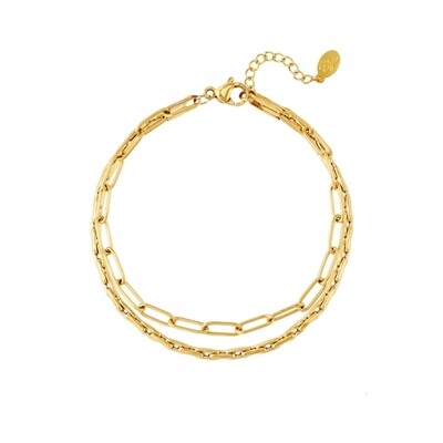 Dubbele Armband Goud