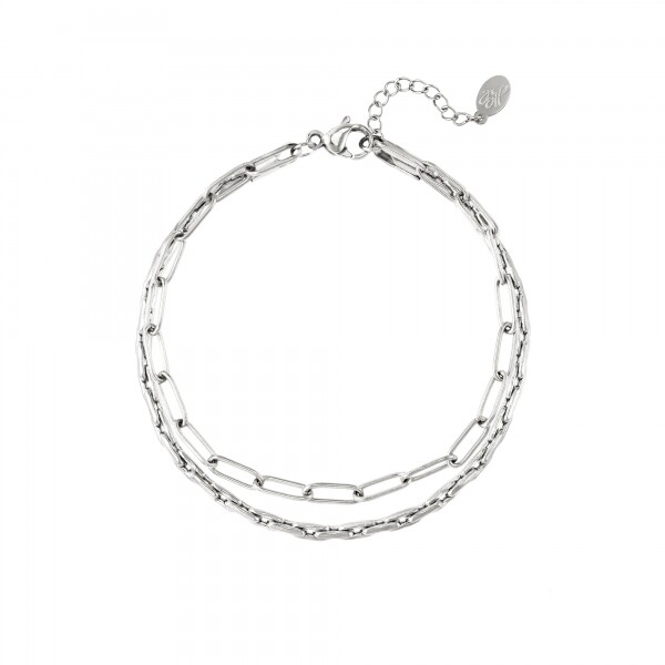 Dubbele Armband Zilver
