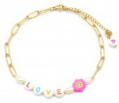 Enkelbandje Love Goud