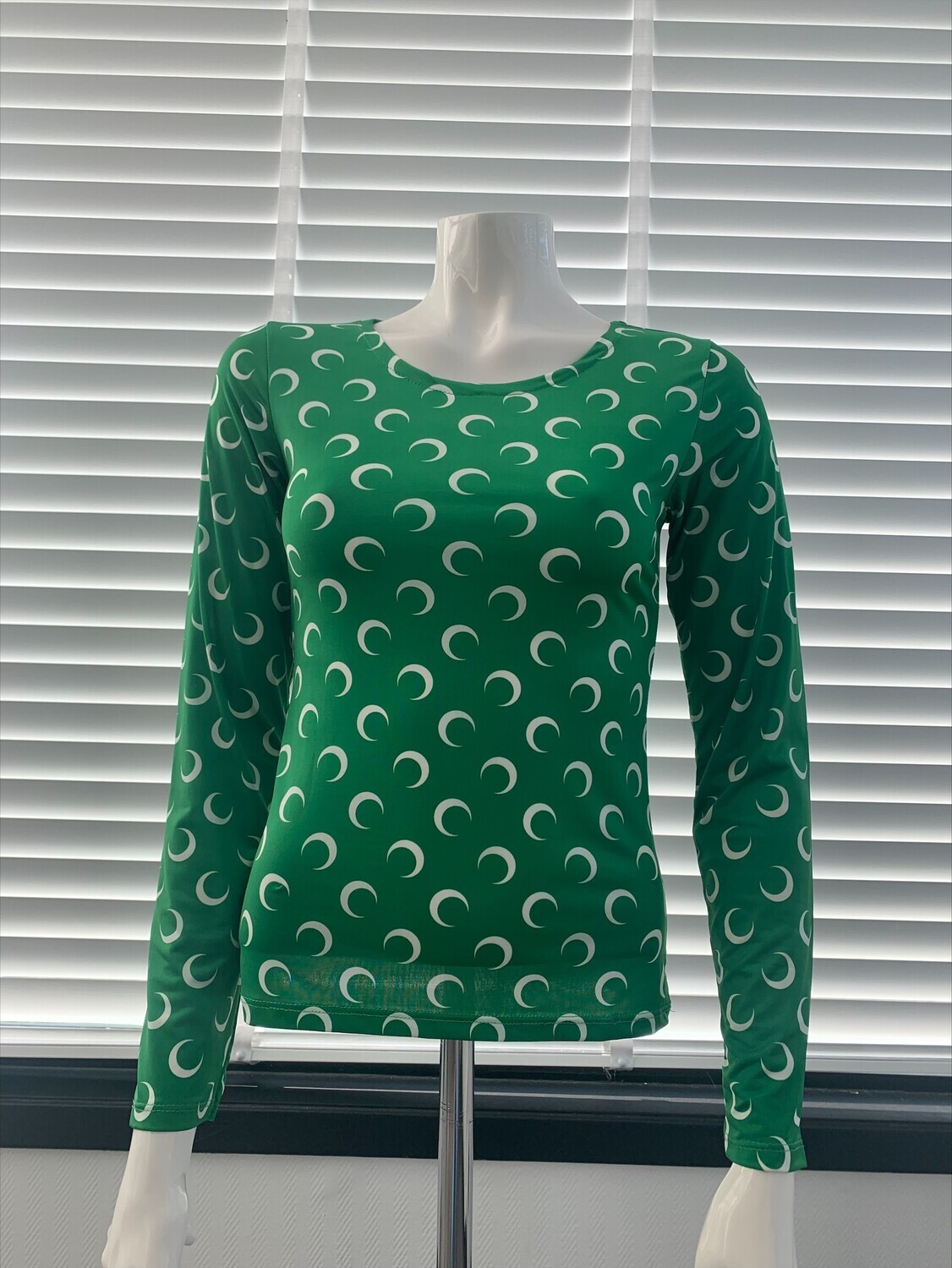 Top Maan Groen/Wit (One-Size)