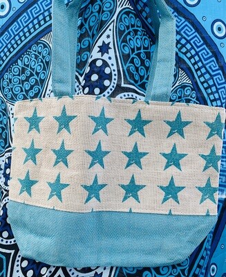 Strandtas Sterren Blauw