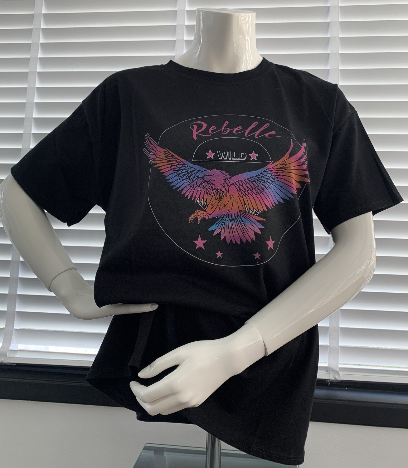 T-Shirt Rebelle / Zwart