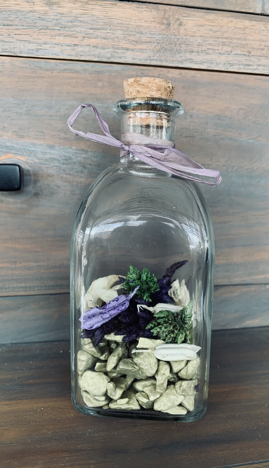 Deco Flesje goud Potpourri