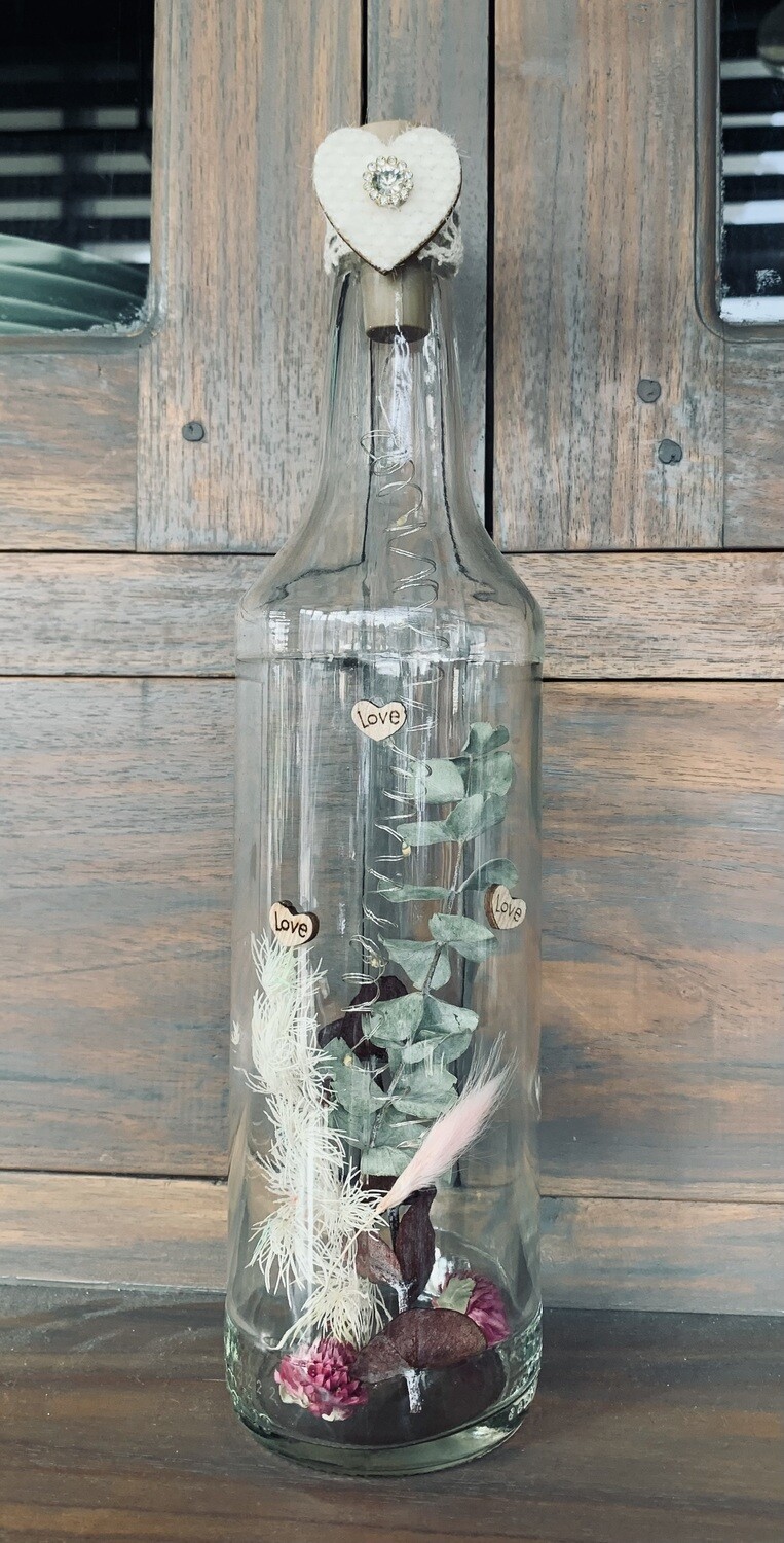Decoratiefles Bloem Led