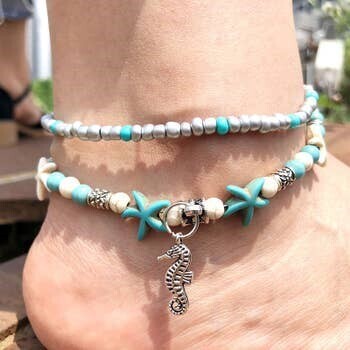 Enkelband Ibiza Seahorse