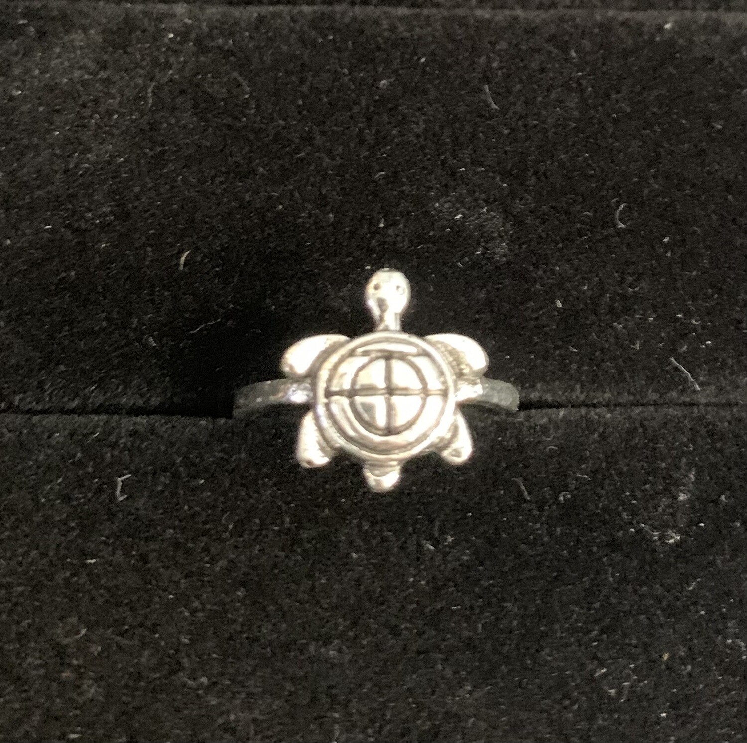 Ring Turtle Zilver