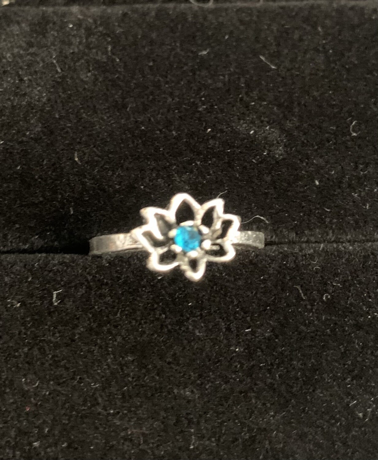 Ring Boho Zilver Bloem