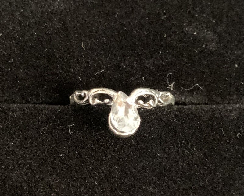 Ring Zilver / Wit