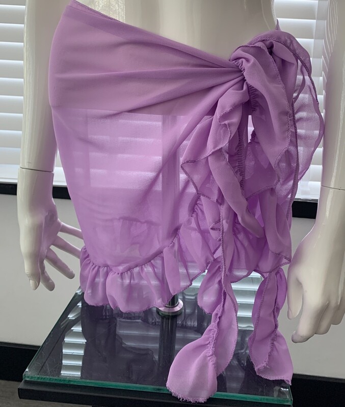 Ruffle Rokje Bikini/Badpak Lila